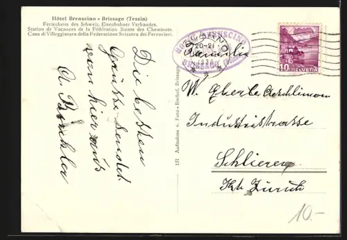 AK Brissago, Hotel Brenscino