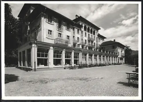 AK Brissago, Ansicht vom Hotel Brenscino
