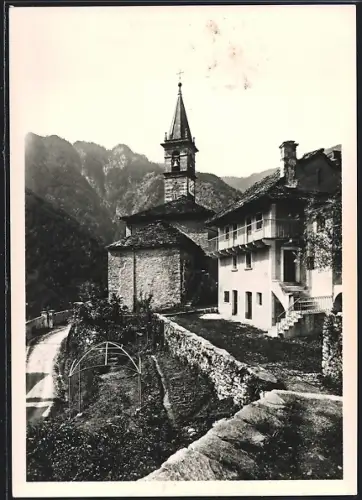 AK Russo /Val Onsernone, Blick zur Kirche