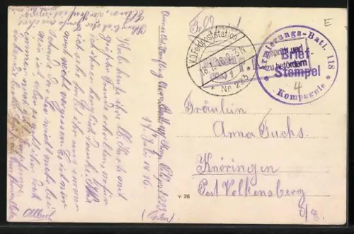 AK Libau, Rosenplatz mit Geschäften