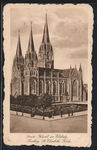 AK Lwów, St. Elisabeth Kirche