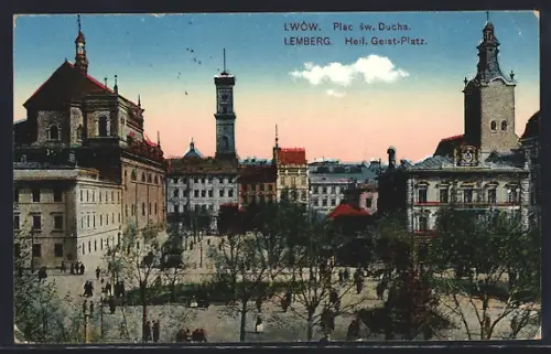 AK Lwów, Plac sw. Ducha