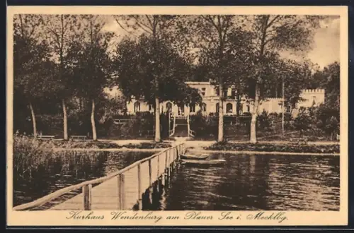 AK Plau am See, Hotel - Kurhaus Wendenburg, Bes. Fritz Wagner