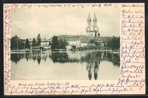 AK Dobbertin i. M., Klosteranlage Dobbertin, Kirche, See