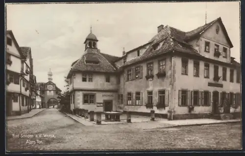 AK Bad Sooden a. d. Werra, Altes Tor, Apotheke