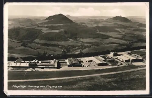 AK Hornberg, Fliegerlager, Gaststätte Fliegerlager Hornberg, Luftaufnahme