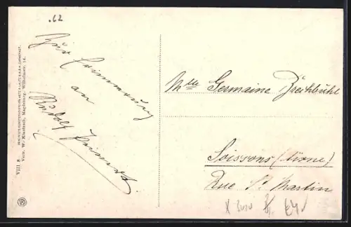 AK Magdeburg, Stadtpark, Reyherbrücke