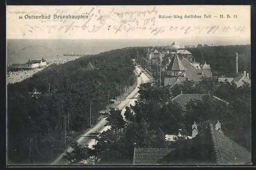 AK Brunshaupten, Bülow-Weg östlicher Teil