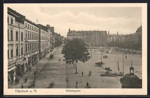 AK Offenbach a. M., Wilhelmsplatz