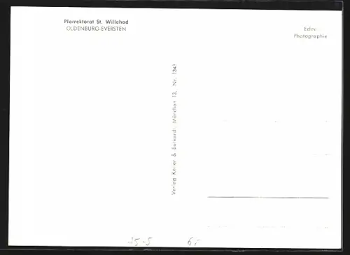 AK Oldenburg-Eversten, Pfarrektorat St. Willehad, Innenansicht