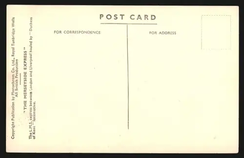 AK The Merseyside Express L.M.S. No. 6212, englische Eisenbahn