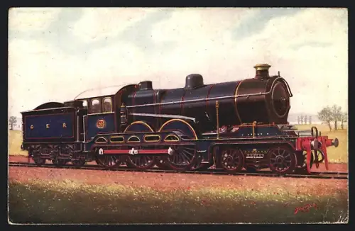 AK Great Eastern railway 4-6-0 Express Engine No. 1500