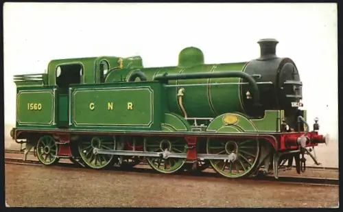 AK Englische Eisenbahnlokomotive No. 1560 der G. N. R.