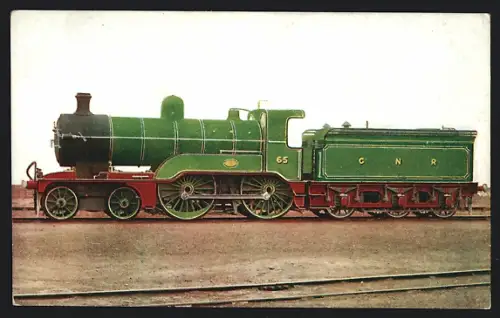 AK Englische Eisenbahnlokomotive No. 65 der G. N. R.