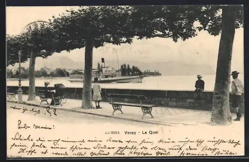 AK Vevey, Le Quai
