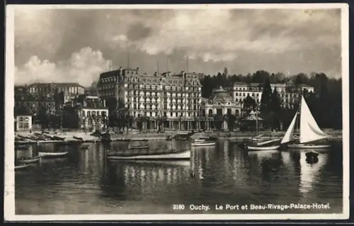 AK Ouchy, Le Port et Beau-Rivage-Palace-Hotel