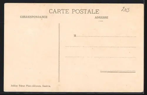 AK Genève, Quai du Mont-Blanc