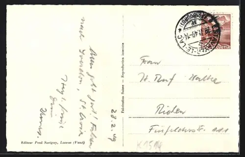 AK Estavayer-le-Lac, Vue générale