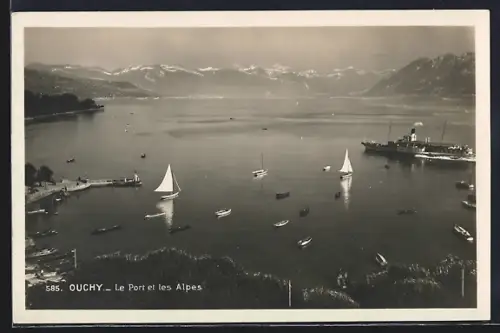 AK Ouchy, Le Port et les Alpes