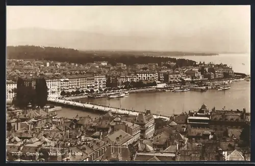 AK Genève, Vue sur la rade