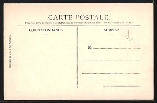 AK Genève, Vue de Tous les Ponts