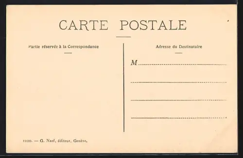 AK Genève, La Rade et le Quai des Pâquis