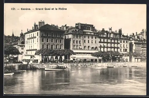 AK Geneve, Grand Quai et le Rôche, Cafe Restaurant du Nord