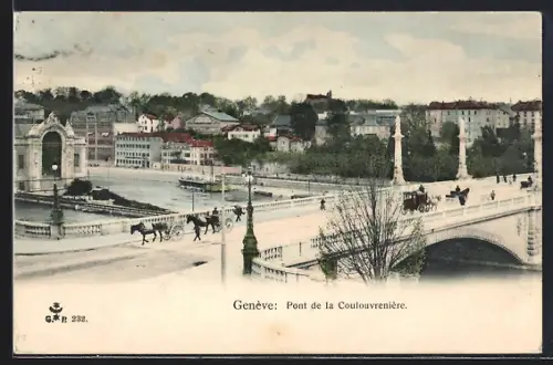 AK Genève, Pont de la Coulouvrenière