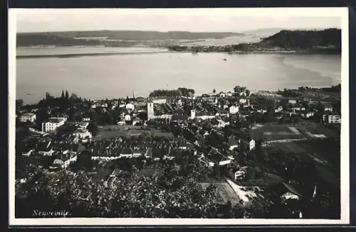 AK Neuveville, Teilansicht mit Strassenpartie
