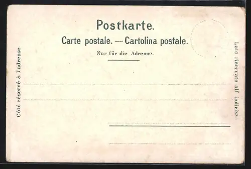 Künstler-AK Genève, Gebäudeansicht
