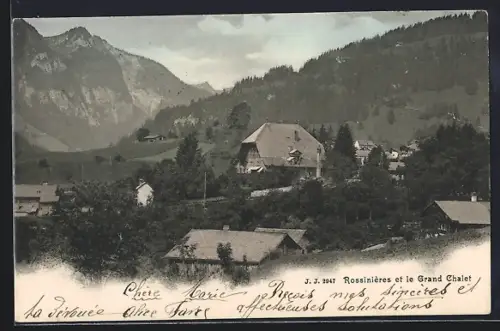 AK Rossinières, Panorama et le Grand Chalet