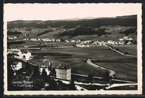 AK Sentier-Orient, Panorama et Mont Tendre