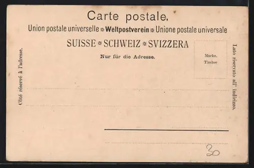 AK Vevey, Place du Marché