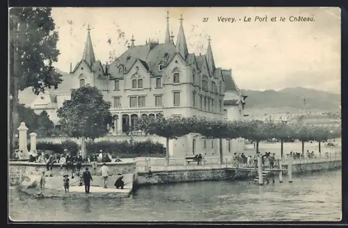 AK Vevey, Le Port et le Château