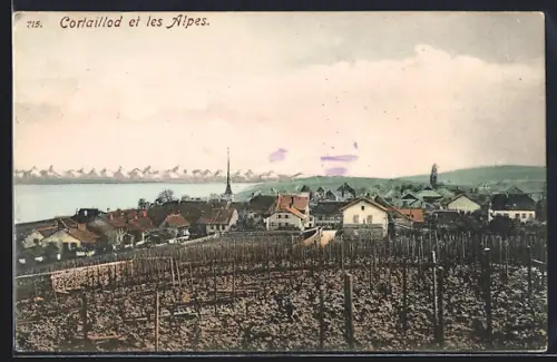 AK Cortaillod, Panorama et les Alpes