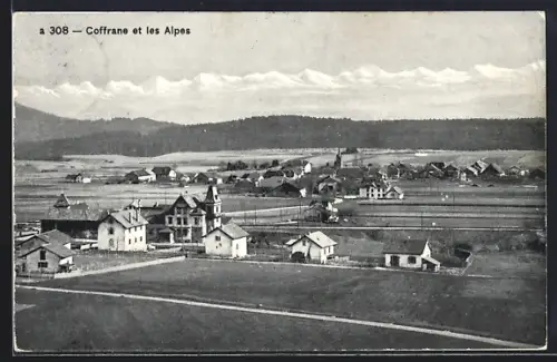 AK Coffrane, Panorama et les Alpes