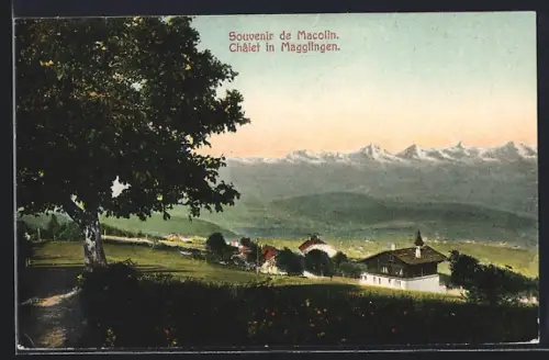 AK Magglingen, Châlet mit Bergen