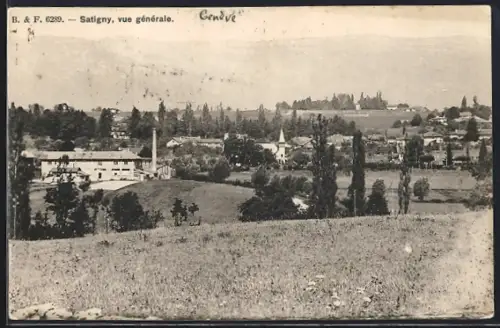 AK Genève, Satigny, Vue générale