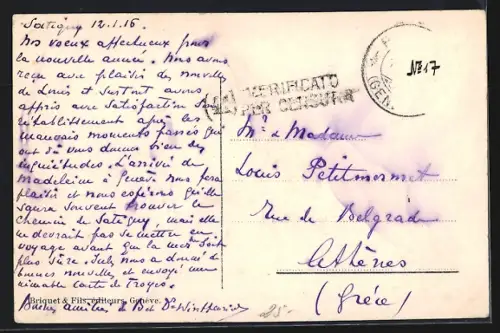 AK Genève, Satigny, Vue générale