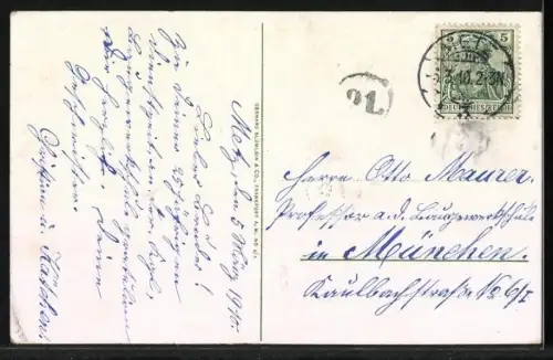 AK Metz, Kaiser Wilhelm Ring, Boulevard Empereur Guillaume