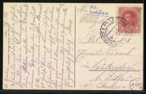 AK Leitmeritz, Oberer Stadtplatz