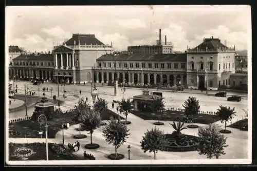AK Zagreb, Glavni Kolodvor, Bahnhof