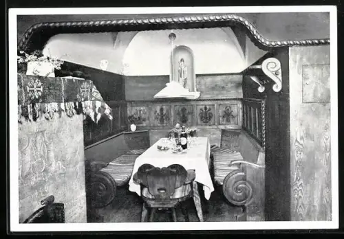 AK Bolzano, Hotel-Restaurant Zum Täubele, Innenansicht