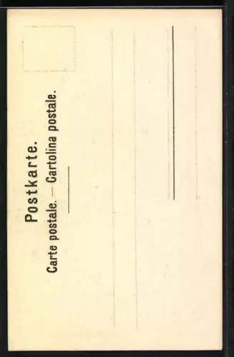 Künstler-AK Geneve, l`ancienne Tour de l`Ile