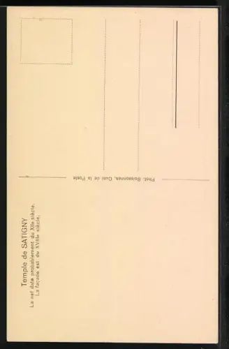 AK Satigny, Temple, Ansicht der Kirche