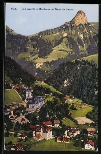 AK Les Avants, Vue générale et Dent de Jaman