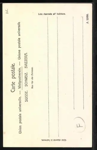 AK Schaffhausen, Strassenleben in der Vordergasse