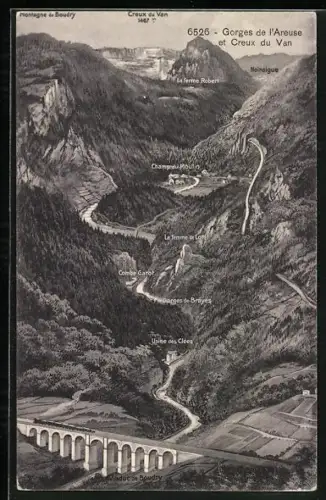 AK Noiraigue, Gorges de l`Areuse et Creux du Van