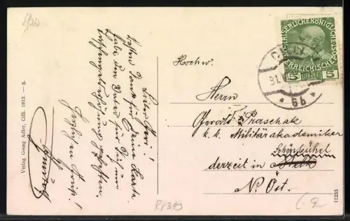 AK Celje / Cilli, Ortsansicht mit Ruine Ober-Cilli