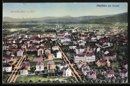 AK Marburg a. Dr., Totalansicht